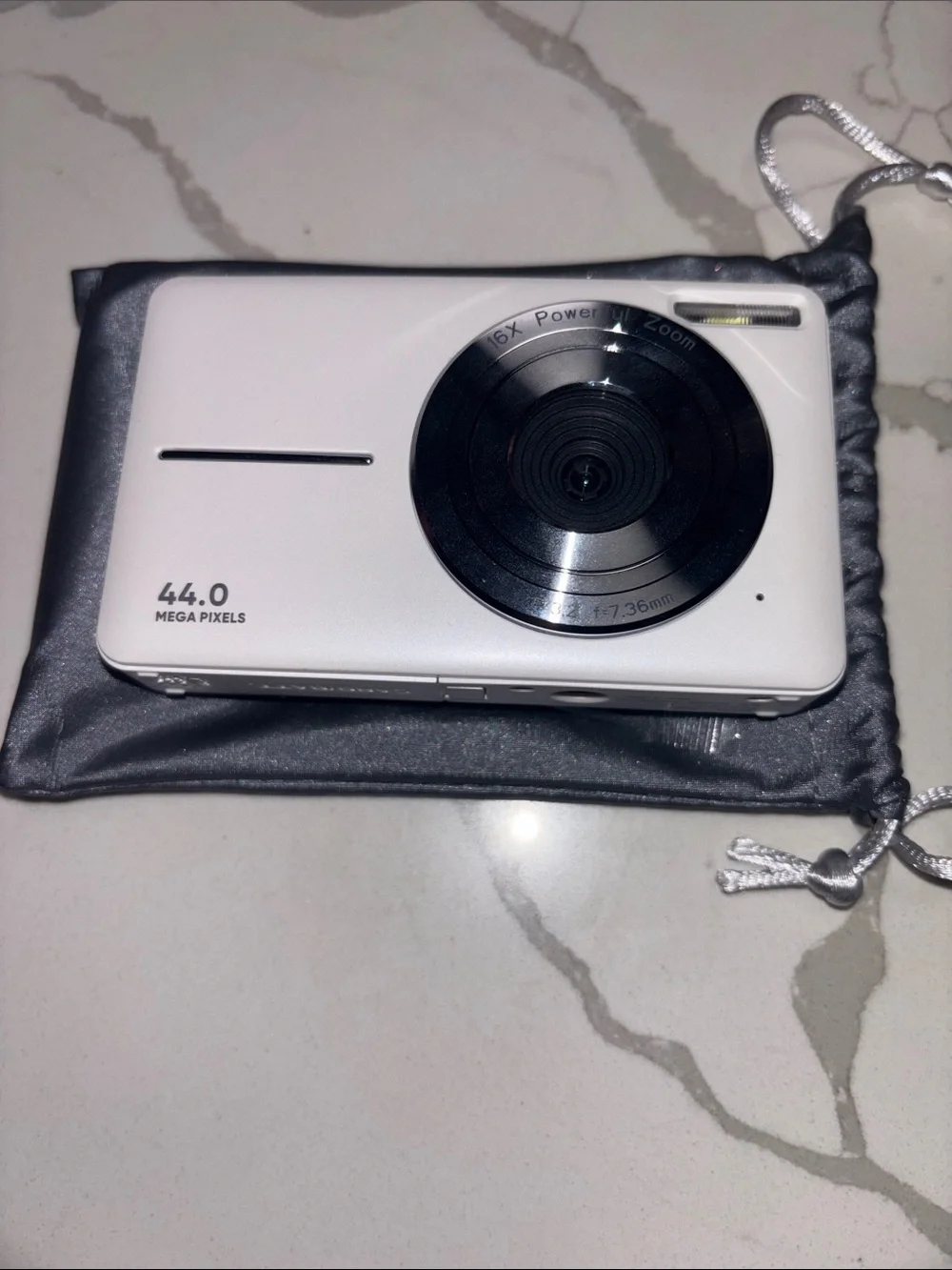 44.0 Megapixel Digital Camera - White with Silver Lens